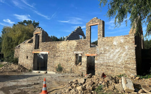 Rénovation – reconstruction maison à Petit-Mars