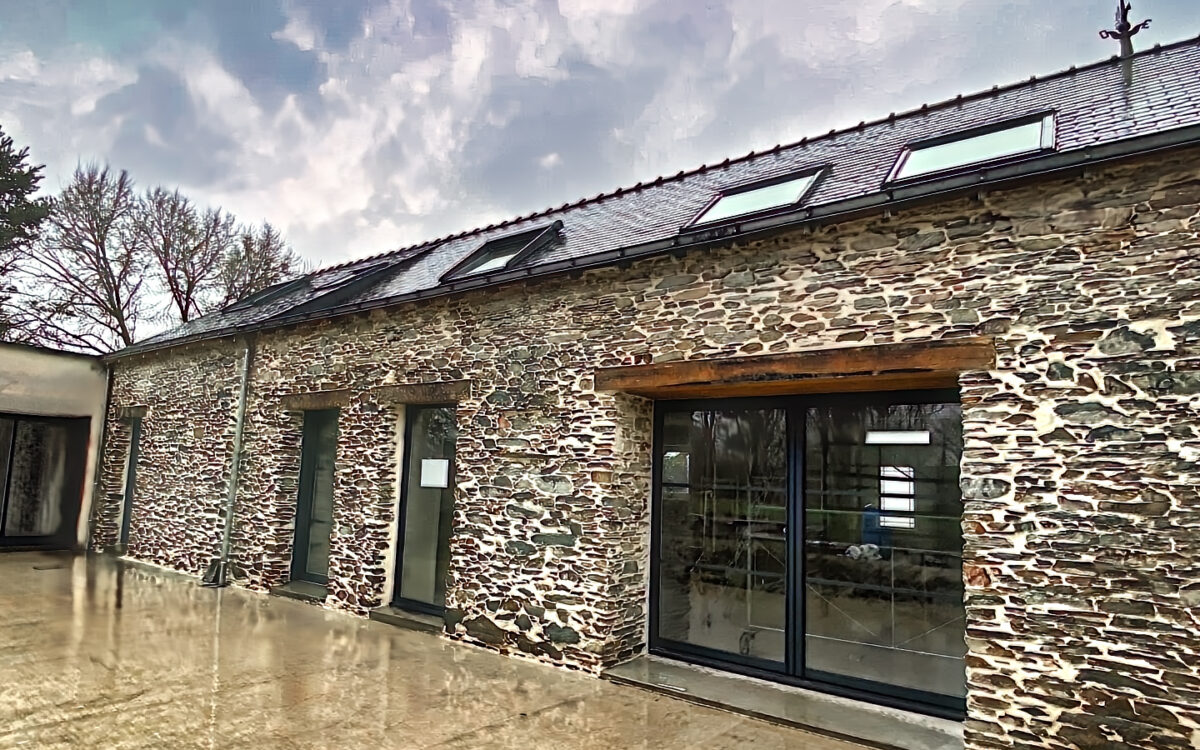 Réhabilitation ancienne habitation avec extension